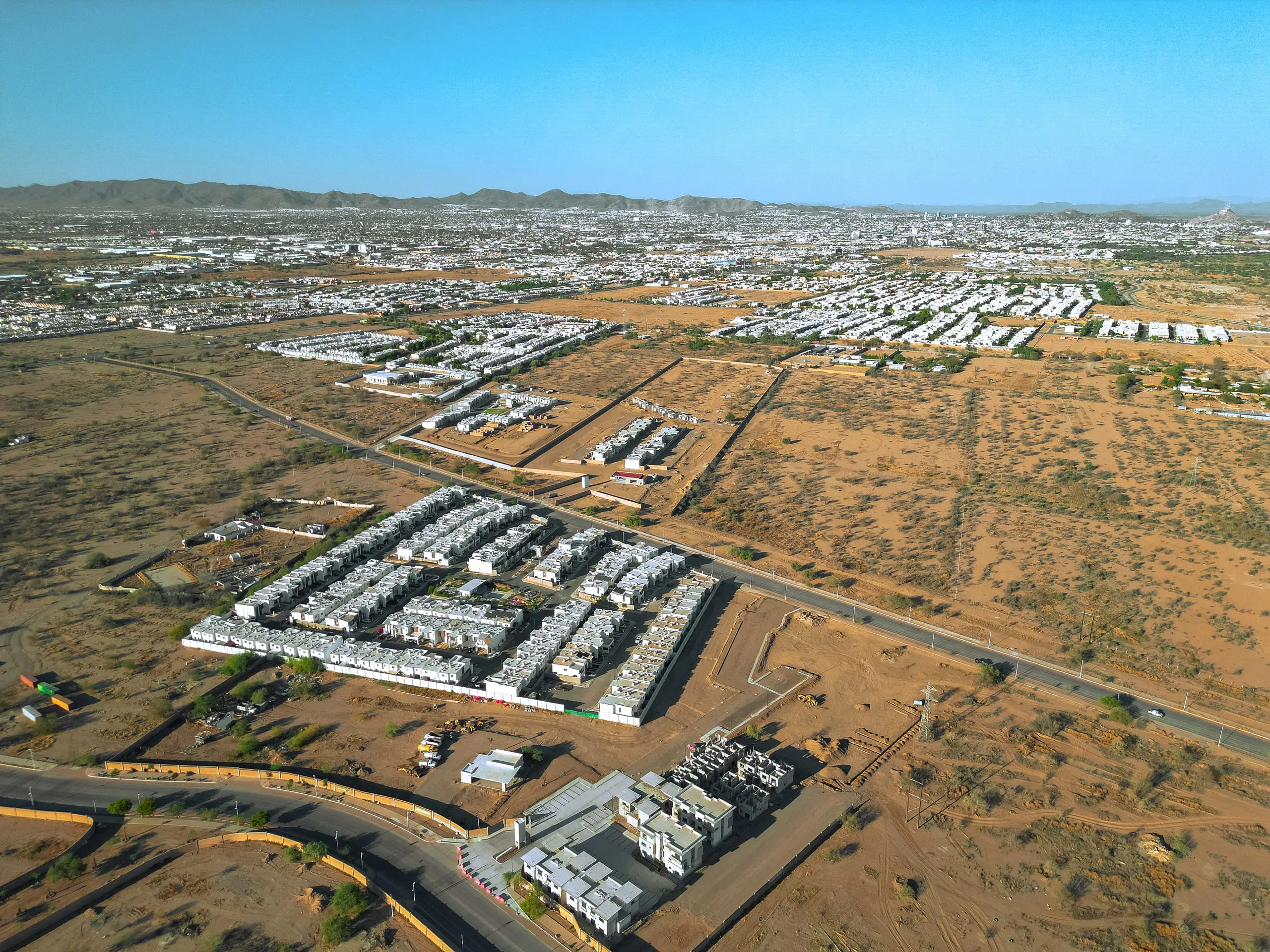 Panorámica de la zona norte de Hermosillo